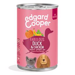 Edgard Cooper Vådfoder Til Hvalp Fabulous Duck & Chicken 400g